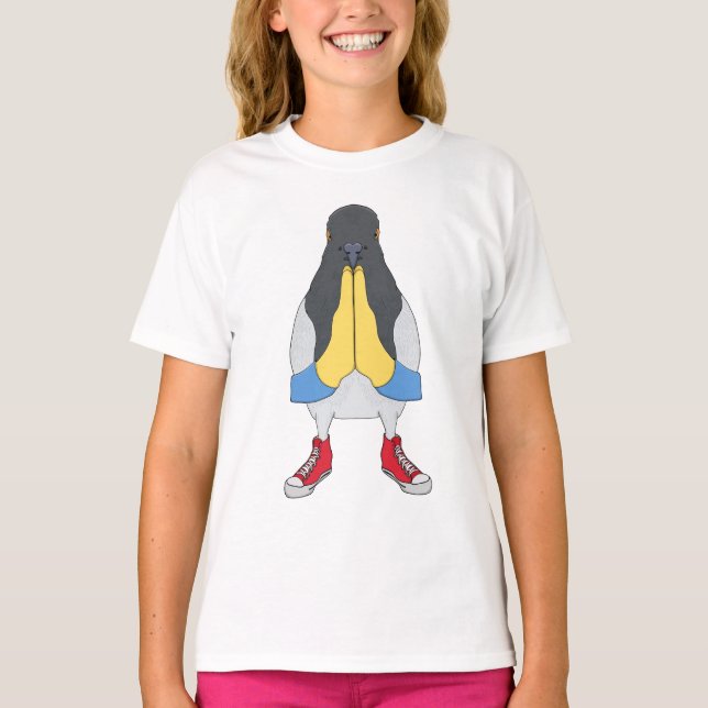 Camiseta Pombo com Sapatos (Frente)
