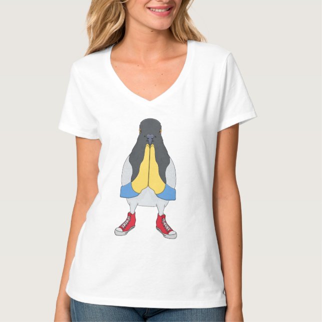 Camiseta Pombo com Sapatos (Frente)