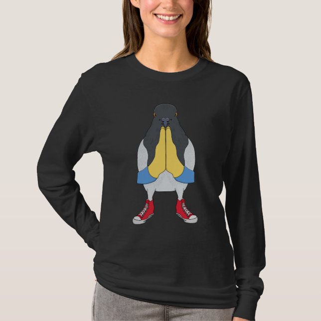 Camiseta Pombo com Sapatos (Frente)