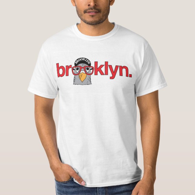 Camiseta pombo de Brooklyn (Frente)