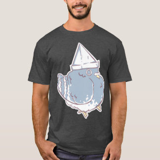 Camiseta Pombo de chapéu de papel