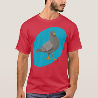Camiseta Pombo em azul