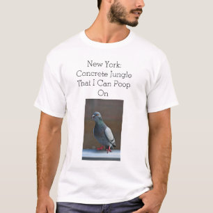 Camiseta Pombo em Nova Iorque