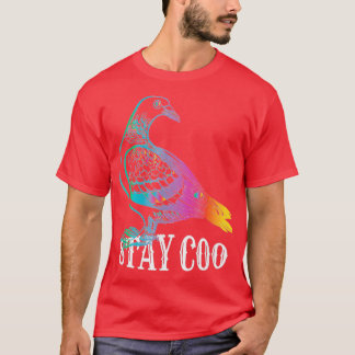 Camiseta Pombo Fique Coo Engraçado Amor Pombos Pássaros