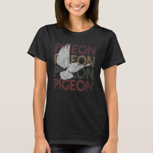 Camiseta Pombo Pássaro Animal Pombo Retro