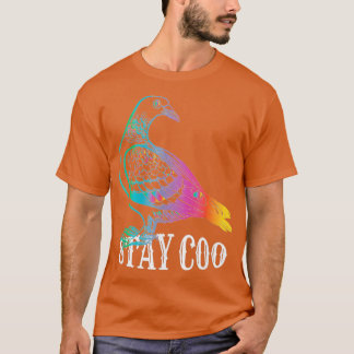 Camiseta Pombo Permanece Coo Engraçado Amor Pombos Pássaros