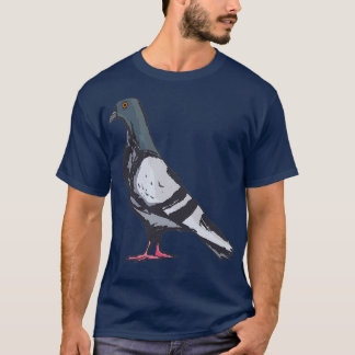 Camiseta pombo pomba cidade pombo pombo pombo prata