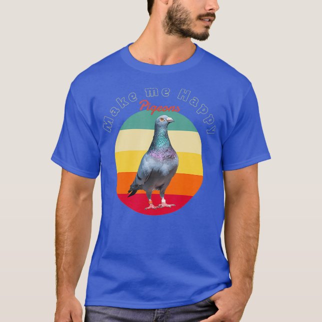 Camiseta Pombo sobre um Sunset (Frente)