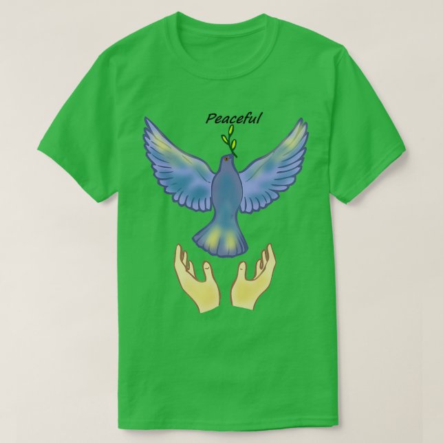 Camiseta Pombo Trazendo a Paz 2 (Frente do Design)