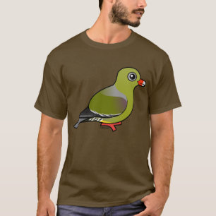 Camiseta Pombo verde africano