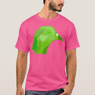 Camiseta Pombo verde-pigmento