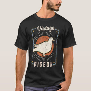 Camiseta Pombo Vintage Retro Clássico Amor Animal 1