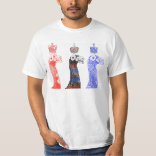 Camiseta Pombos coroados