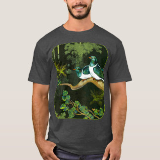 Camiseta Pombos Kereru Na Floresta