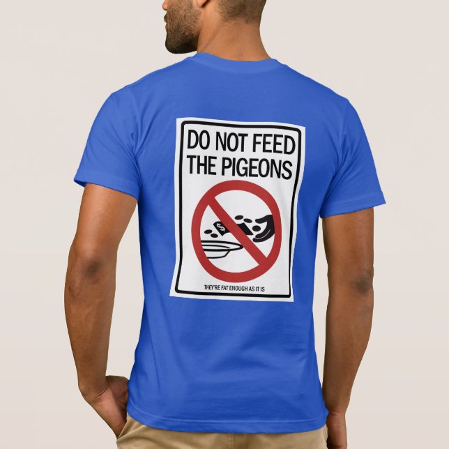 Camiseta Pombos/ofertas dos pregadores (traseiras) (Verso)