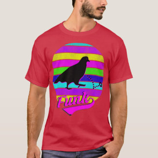 Camiseta Pombos Ping Pong Neon Vintage Sunset