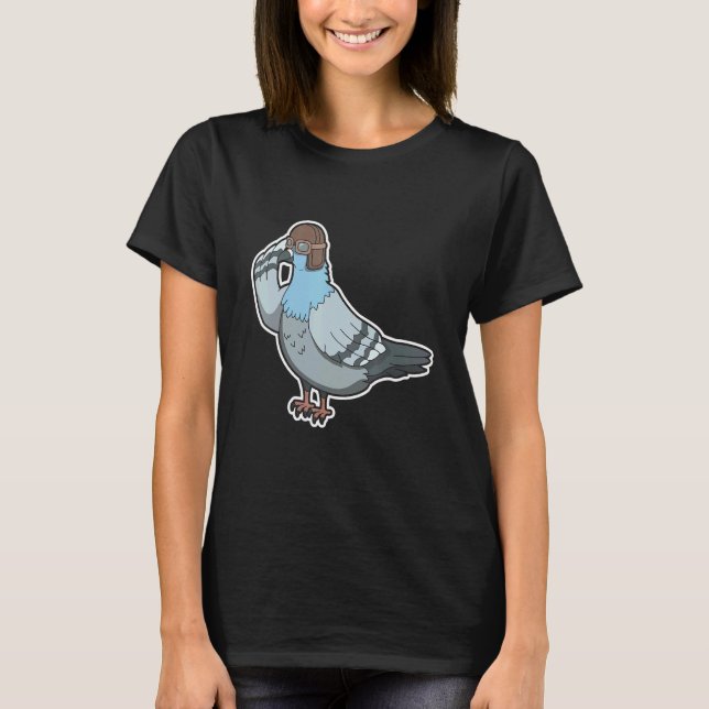 Camiseta Pombos-pombo-pomba (Frente)