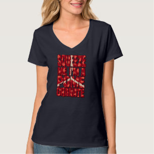 Camiseta Pomegranato Fatia De Fruta Do Dia de as Bruxas eng