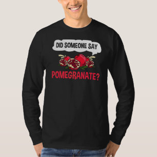 Camiseta Pomegranato Juice Seeds Fruta Flower Plant