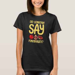 Camiseta Pomegranato Juice Seeds Fruta Flower Plant 2