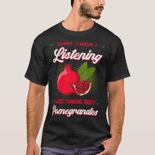 Camiseta Pomegranato Juice Seeds Fruta Flower Plant 2