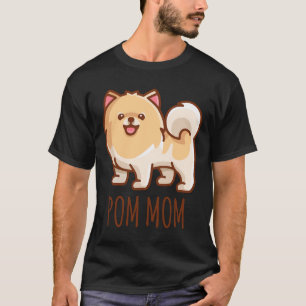 Camiseta Pomerânia Cão-Lover Pom Mãe Puppy