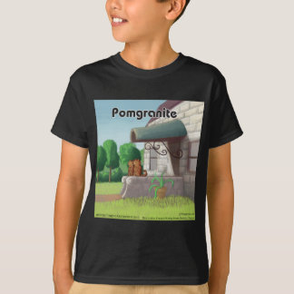 Camiseta Pomerânia em Granito (Romã) Divertido