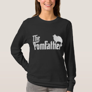Camiseta Pomerânia Engraçado Pai Pom Padre Dog Lov