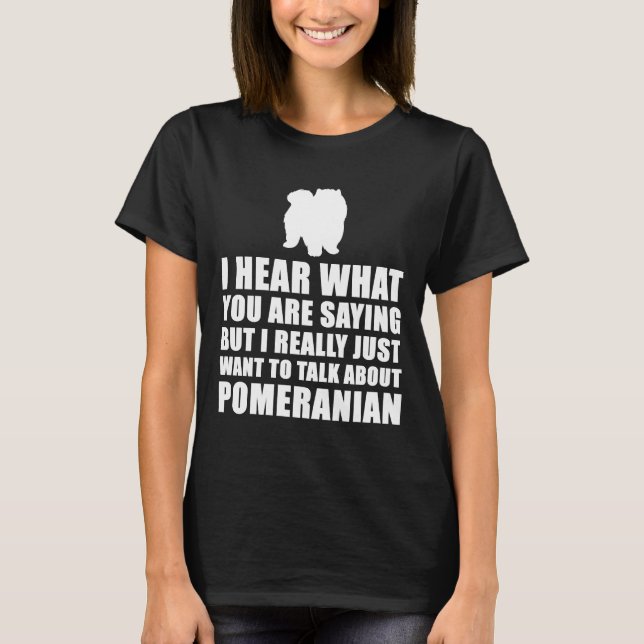 Camiseta Pomerania Funny (Frente)