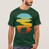 Pomerânia Retro Vintage Sunset 60s 70s para Men W