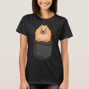Camiseta Pomeranian Dog In Pocket Dog Cute