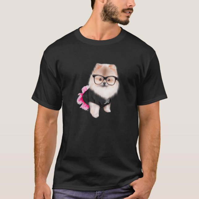 Camiseta Pomeranian dog spitz toy dog puppy (Frente)