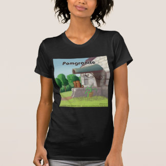 Camiseta Pomeranian em Granito (Romã) Engraçado