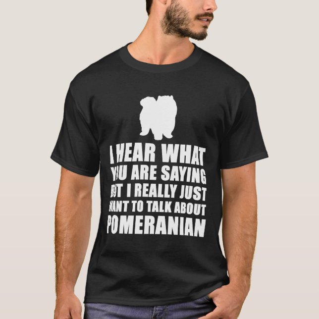 Camiseta Pomeranian Funny (Frente)