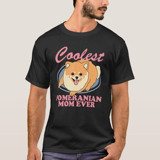 Camiseta Pomeranian Mom Dog Owner Pomeranian 1 (Frente)