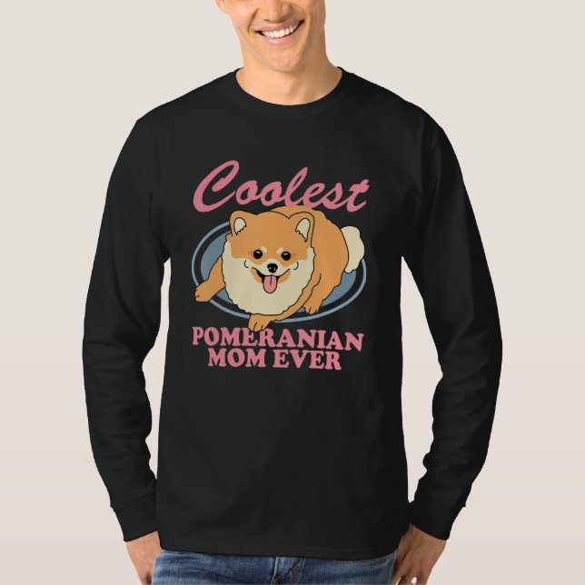 Camiseta Pomeranian Mom Dog Owner Pomeranian 1 (Frente)