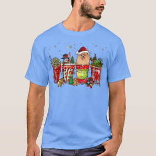 Camiseta Pomeraniano de latte gelada de neve doce neve cris