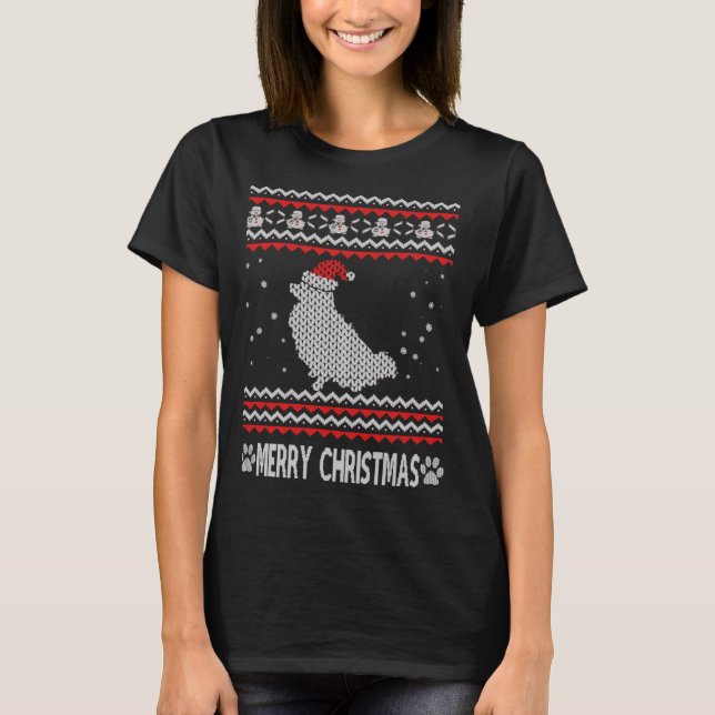 Camiseta Pomeraniano de Natal Feio (Frente)