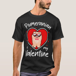 Camiseta Pomeraniano É O Meu Namorados Cachorro Amante Boni