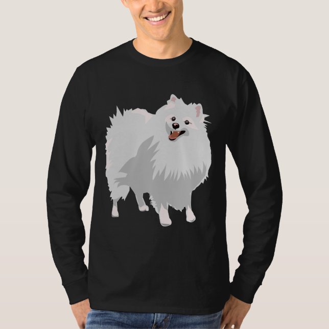 Camiseta Pomerano Branco (Frente)