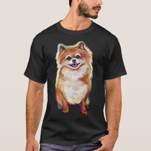 Camiseta Pomerano de sorriso super-bonito
