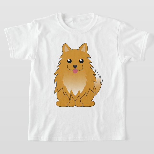 Camiseta Pomerano Laranja (Postura )