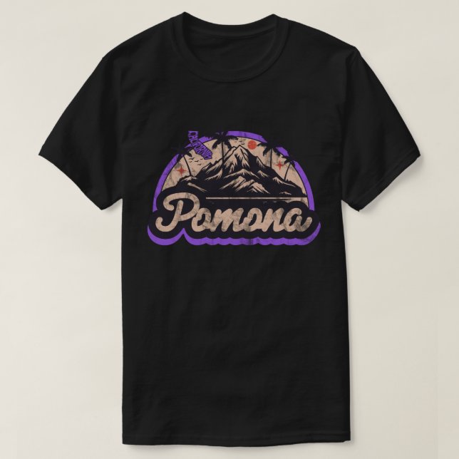 Camiseta Pomona, Califórnia (Frente do Design)