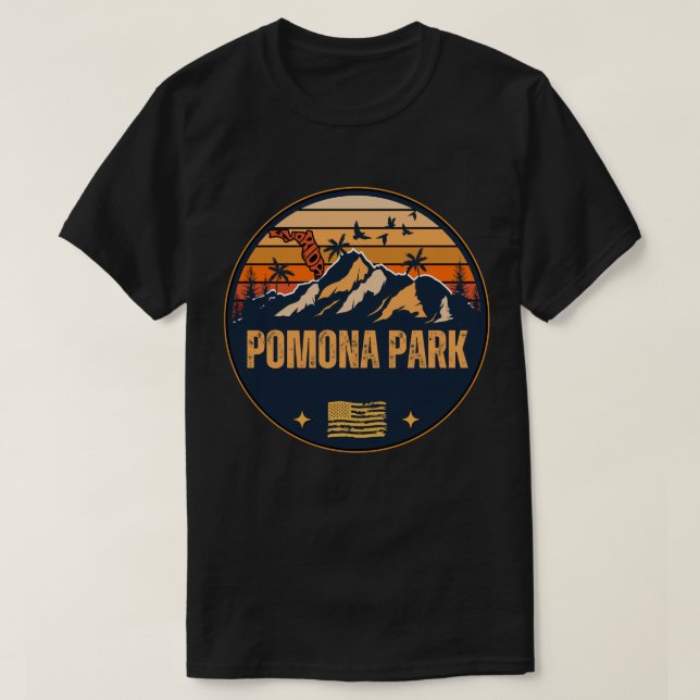 Camiseta Pomona Park, Flórida  (Frente do Design)