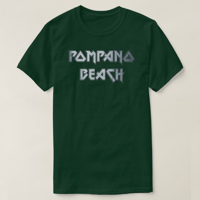 Camiseta Pompano Beach FL (Frente do Design)