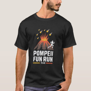 Camiseta Pompeii Corrida Divertida 79 DC Humor Negro Profes