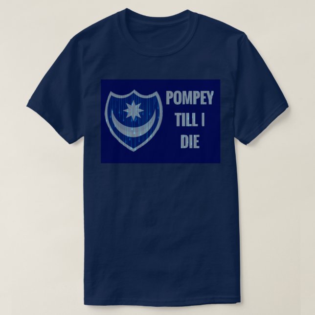 Camiseta Pompeu até morrer 3 (Frente do Design)