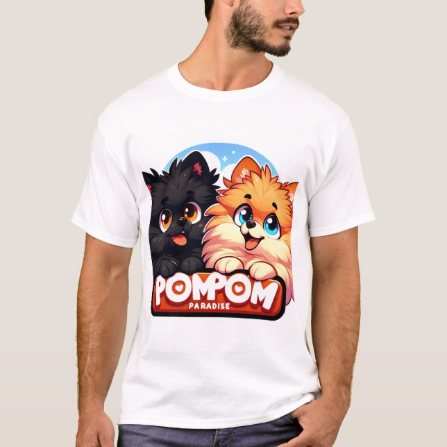 Camiseta PomPomParadise e eevyurça (Frente)