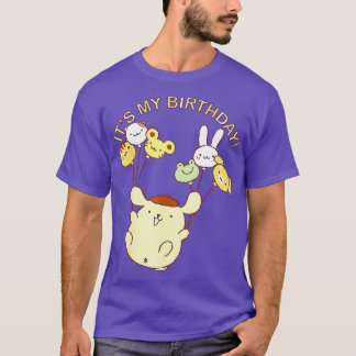 Camiseta Pompompurin É Meu Aniversário