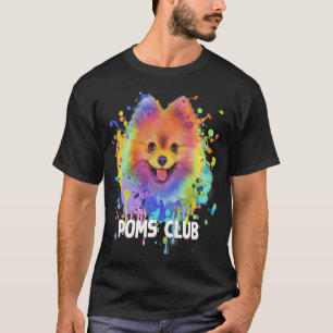 Camiseta Poms Club Pomeranian Humor Pom Pom Animal Pun